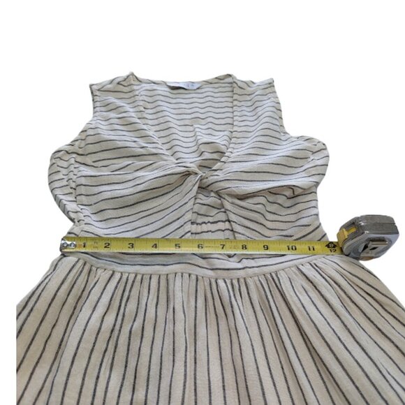 Compañía Fantástica Striped Cotton Sleeveless Cutout Midi Dress – Size S - Picture 7 of 11